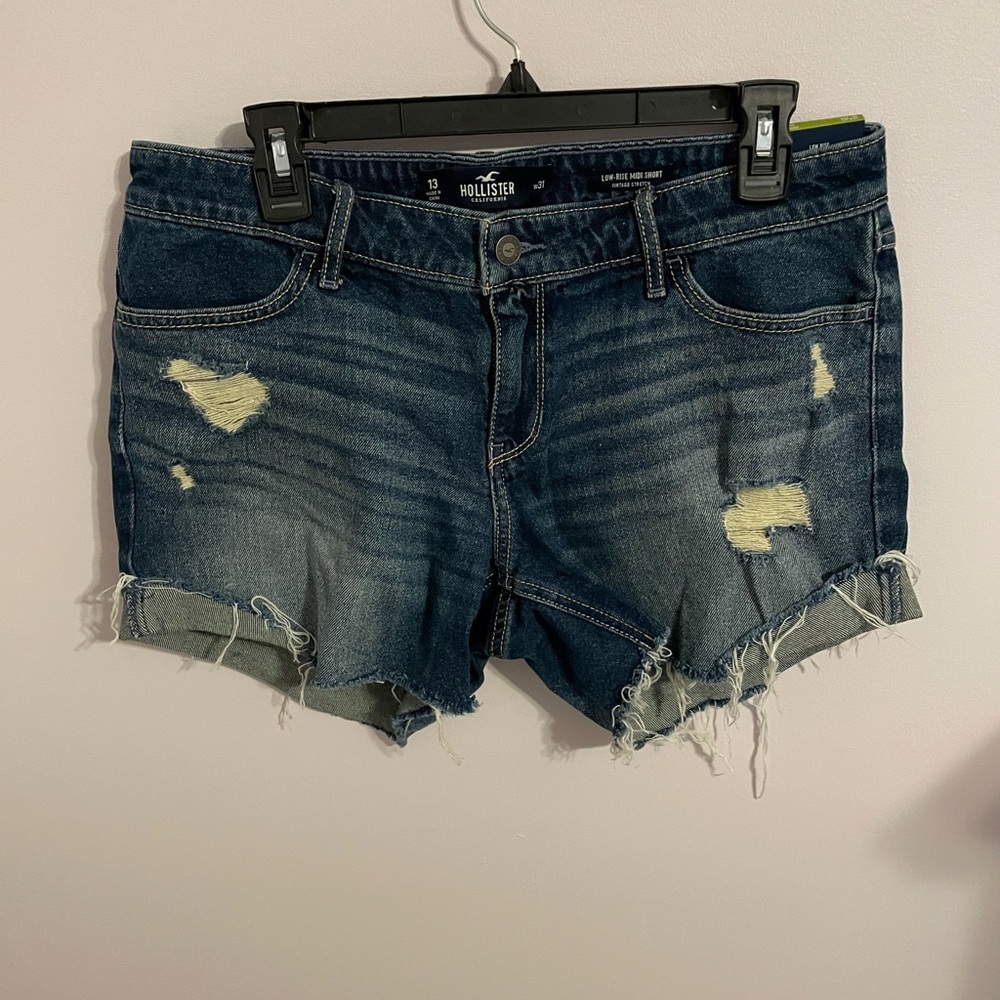 Hollister Distressed MIDI Short